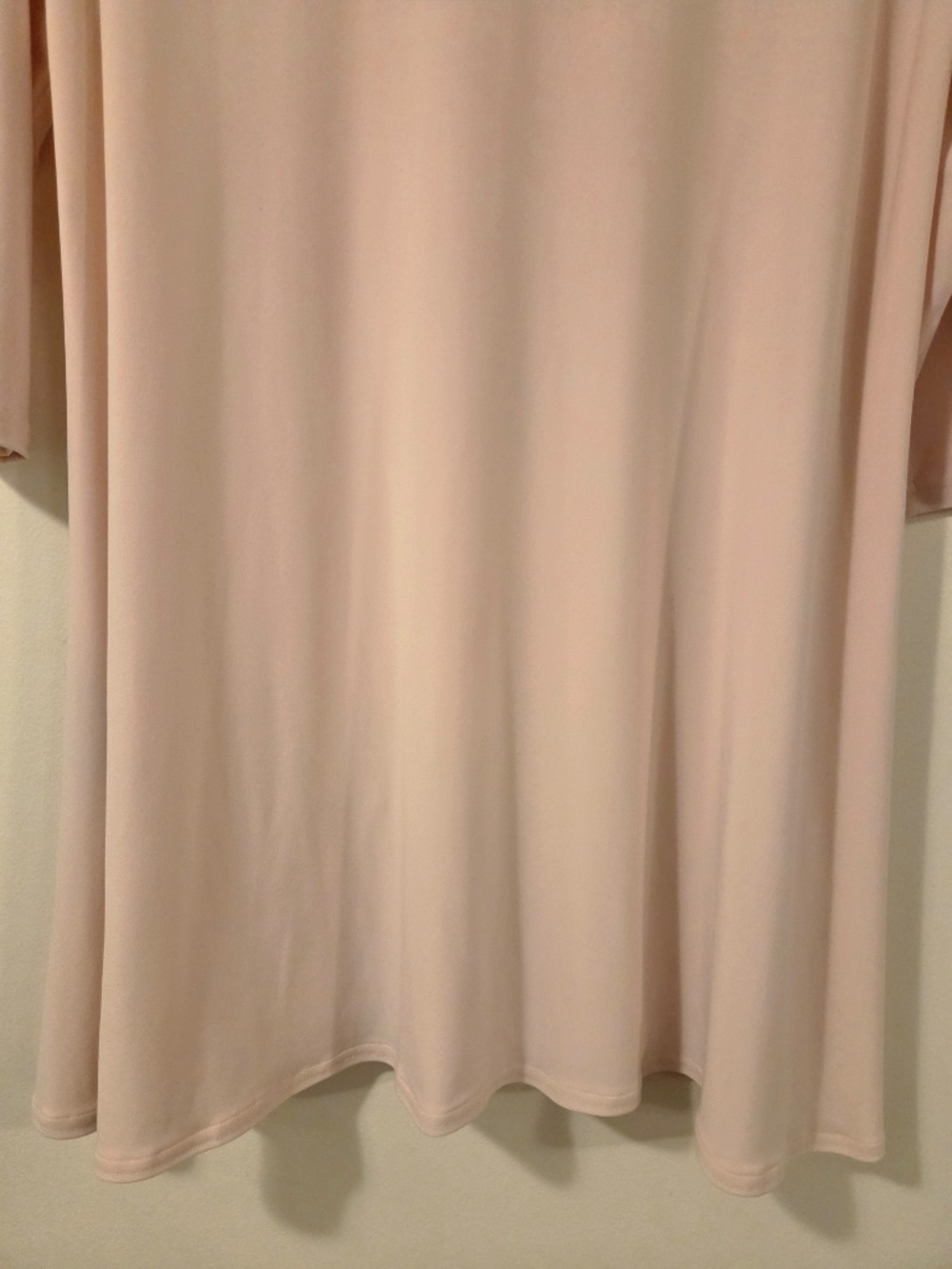 Simpli tunic/mini dress 12 pink A line 3/4 sleeve stretch soft scoop neck Aline - Picture 4 of 7